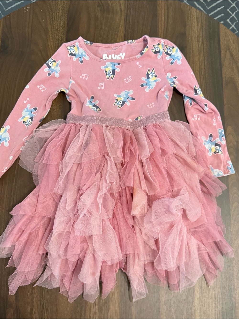 Girls bluey tutu dress